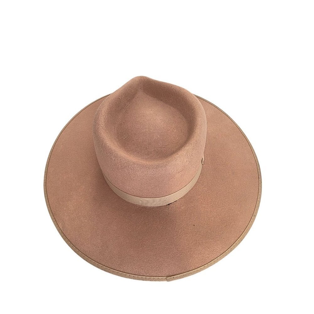 Lack of Color Wool Rancher Hat Unisex Sz M / 57cm Camel Wide Flat Brim - Picture 3 of 9